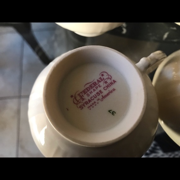 Antique Federal Shape Syracuse China - Picture 5 of 5